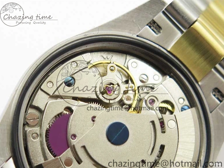 MiroTime 0203 WaterResistant Datejust 31mm 278273 SS YG BP Maker Best Edition Black Sticks Markers Dial on SS YG Oyster Bracelet 2718